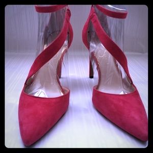 Classy, chic cross strap heels